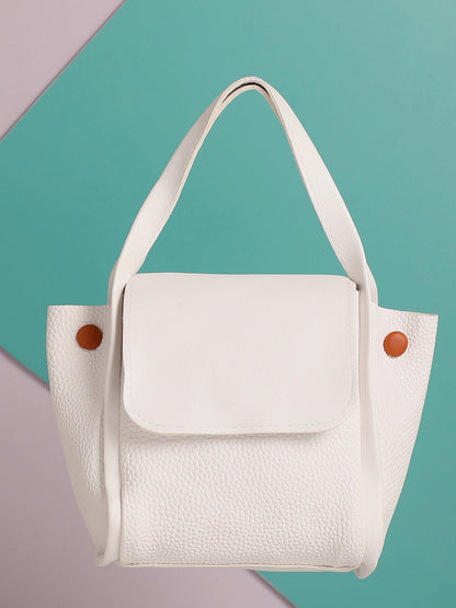 Luna White Handbag