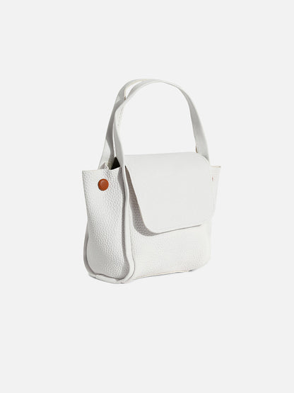 Luna White Handbag