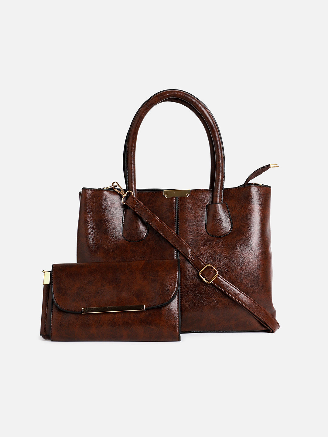 Sienna Dark Brown Tote Bag