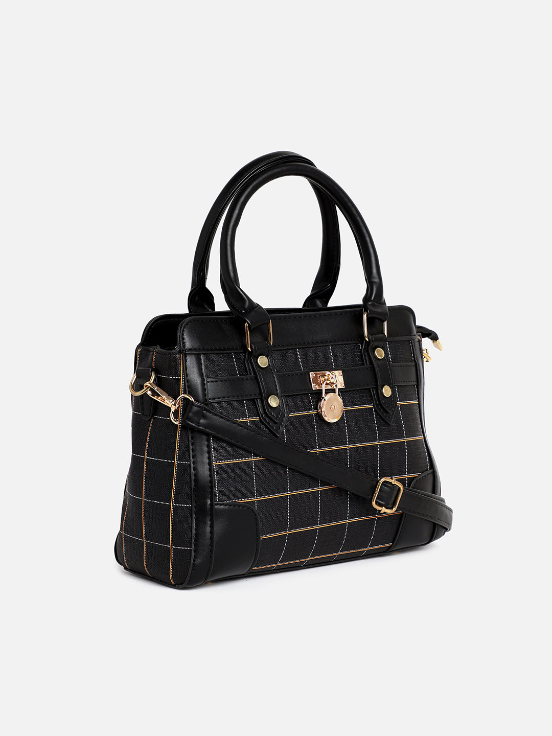 Noir Black Handbag With Pouch