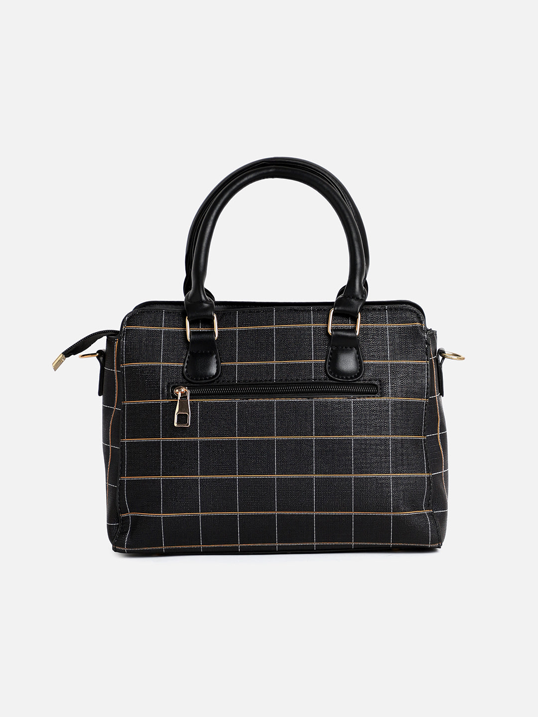 Noir Black Handbag With Pouch