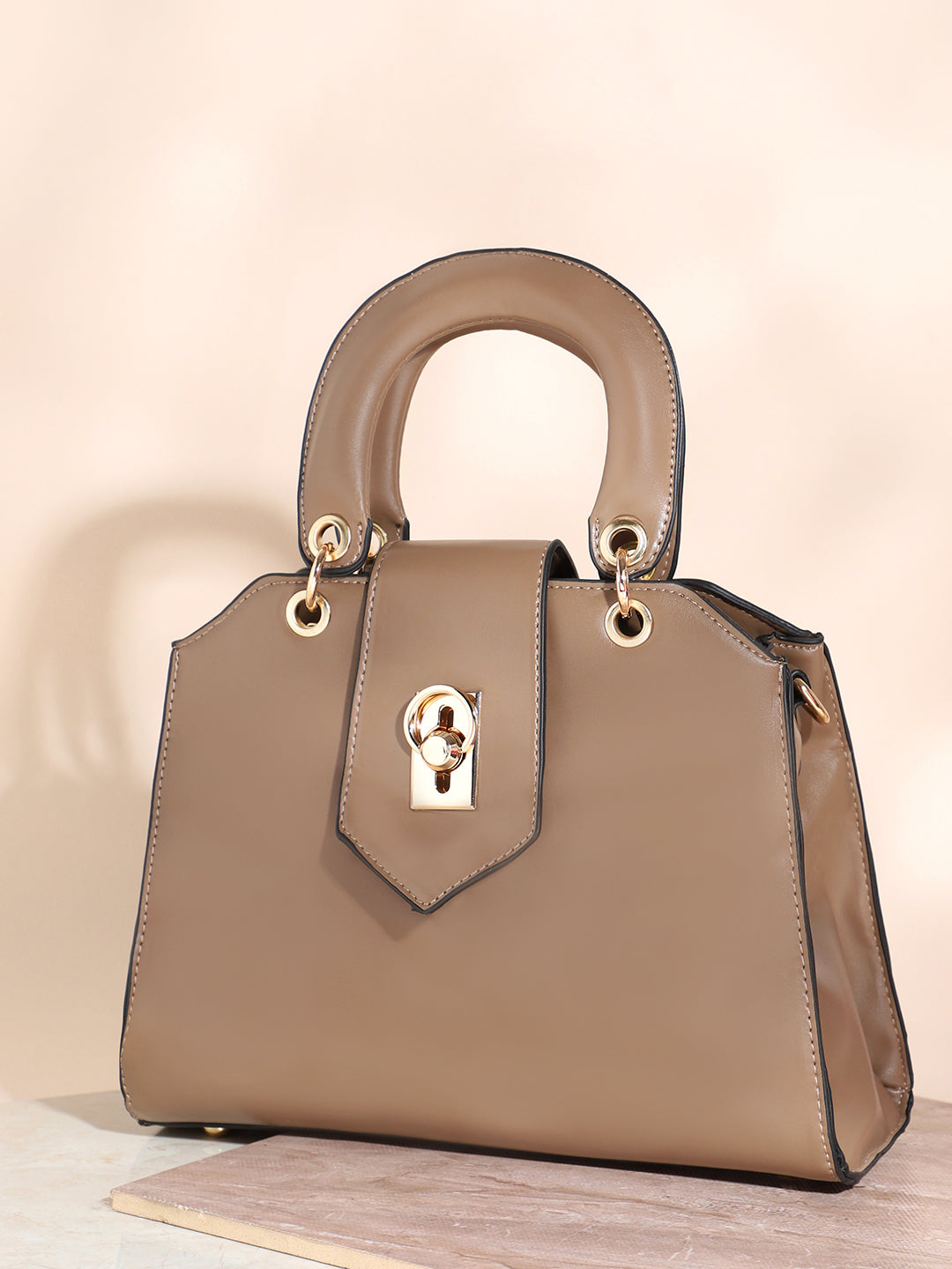 Carman Beige Handbag