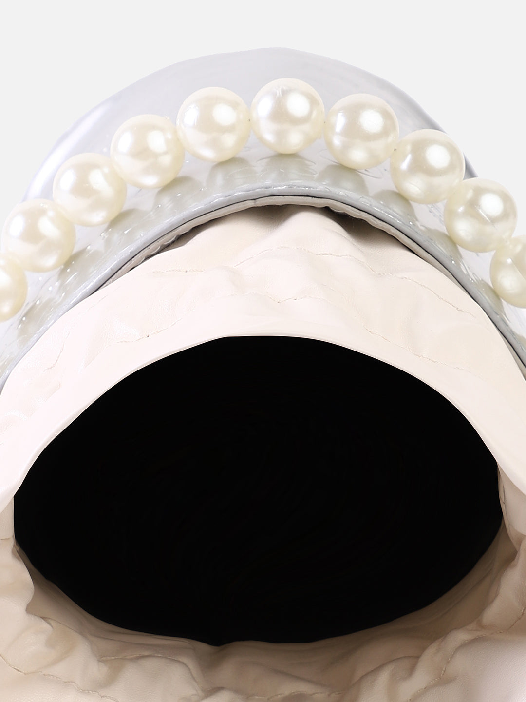 Glimmering Glitz Silver Bucket Bag