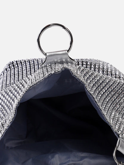 Hilary Silver Tote Bag