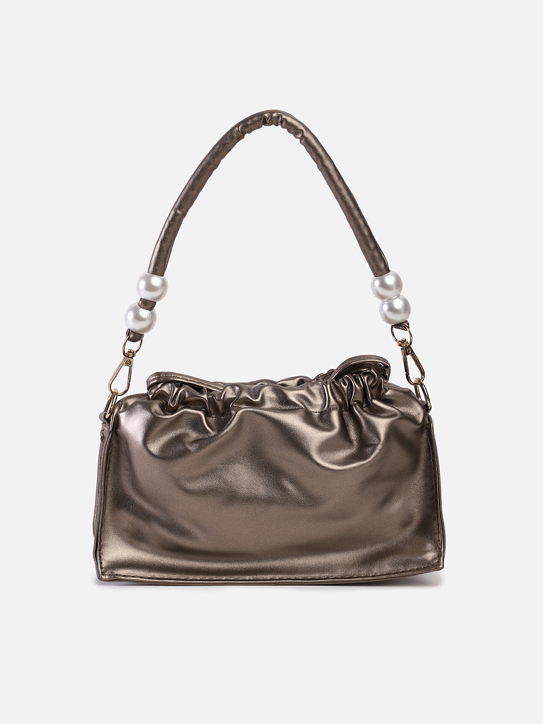 Glittering Gripper Bronze Mini Bag