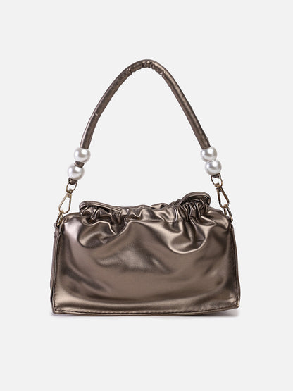 Glittering Gripper Bronze Mini Bag