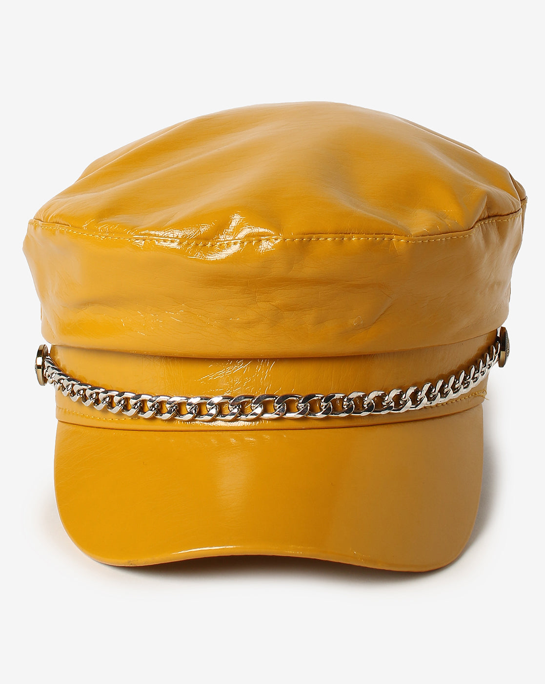 Solid Yellow Beret Cap