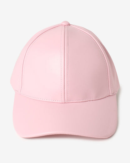 Pink Solid Baseball Cap