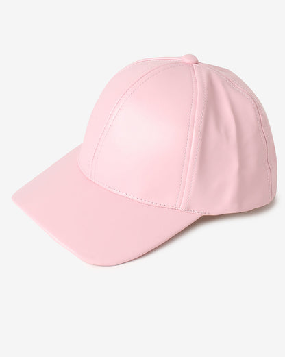Pink Solid Baseball Cap