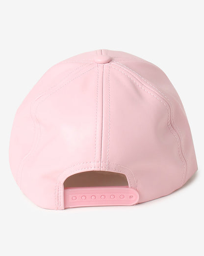 WOMAN PINK SOLID BASEBALL CAP