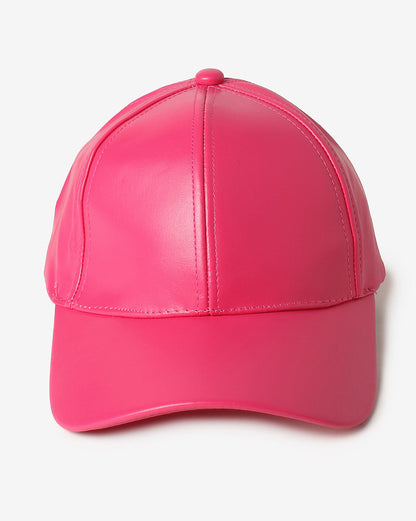 Pink Solid Baseball Cap