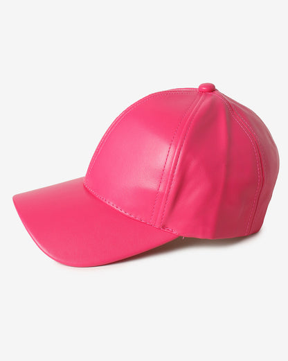 Pink Solid Baseball Cap