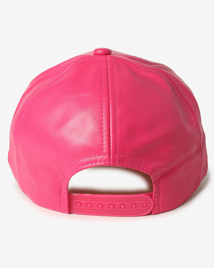 WOMAN PINK SOLID BASEBALL CAP