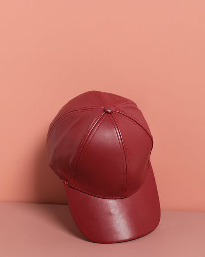 Brown Solid Baseball Cap