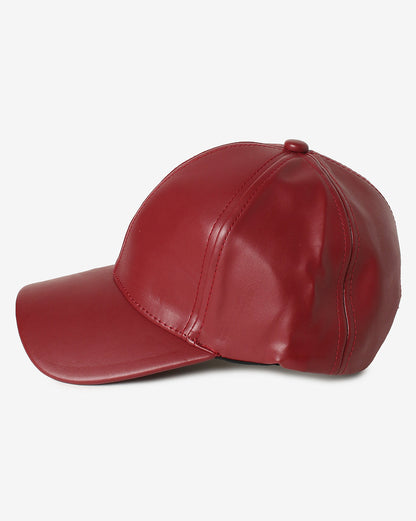 Brown Solid Baseball Cap