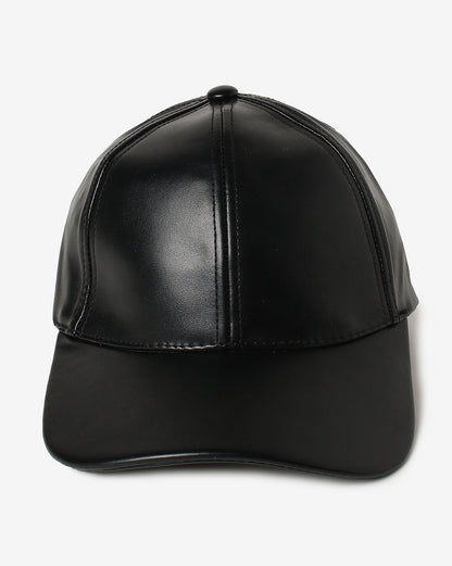 Black Solid Baseball Cap