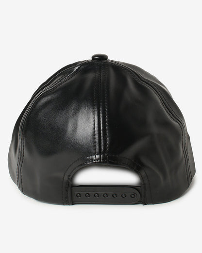 WOMAN BLACK SOLID BASEBALL CAP