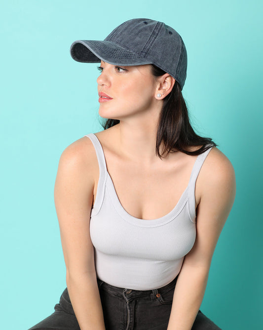 Gray Baseball Cap