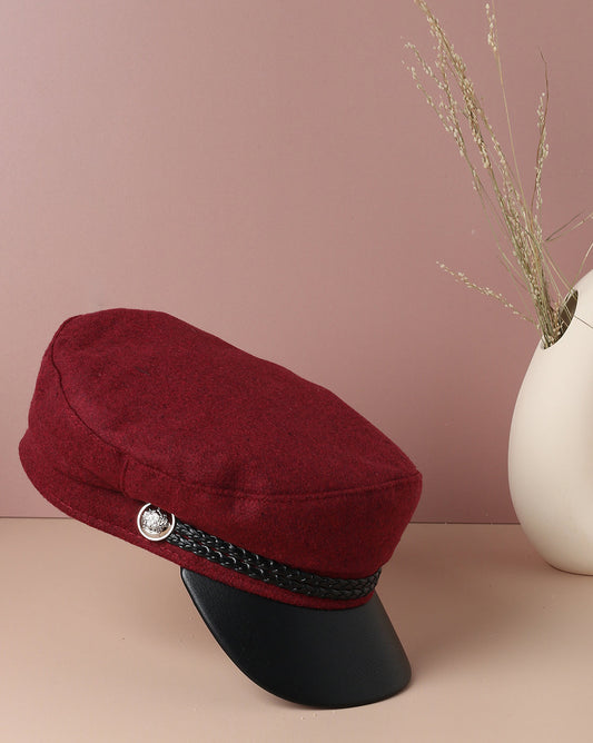 Brown Vintage Breton Cap
