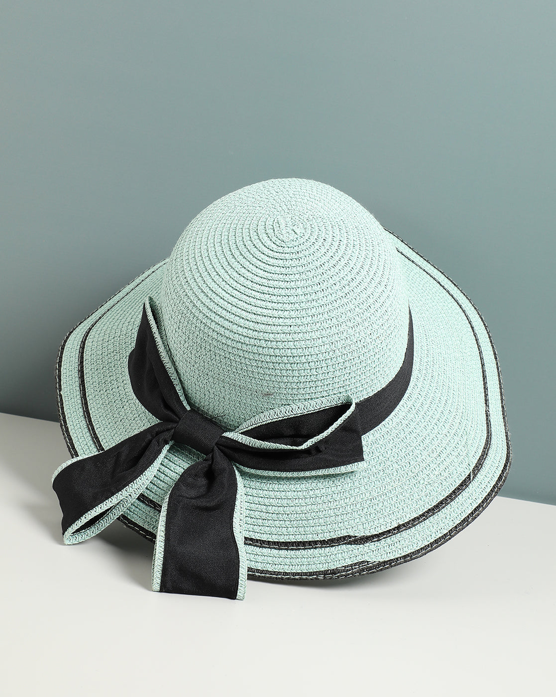 Green Textured Sun Hat