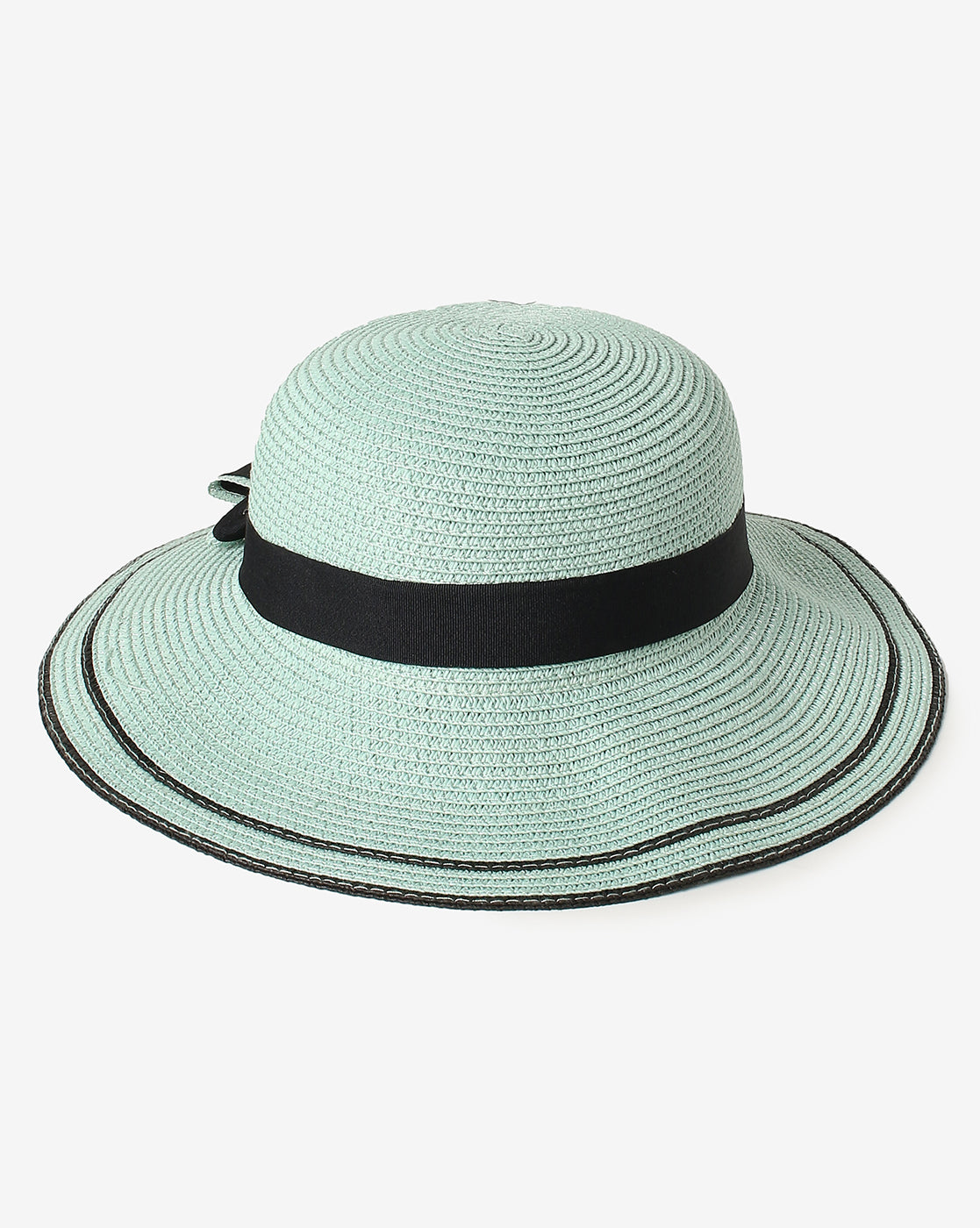 Green Textured Sun Hat