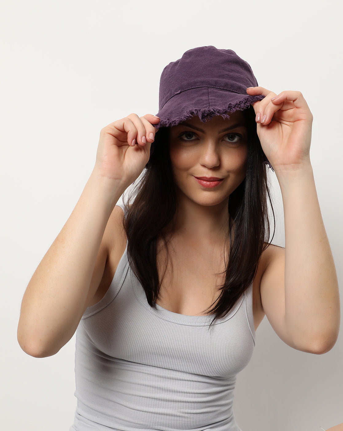 Purple Stylish Vintage Hat