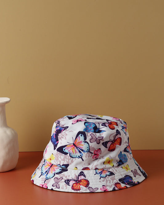Mutli Color Printed Bucket Cap