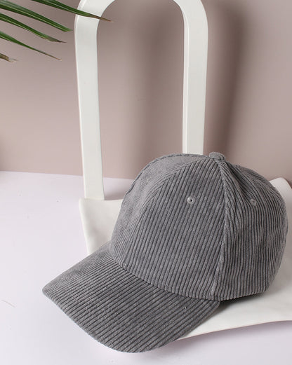 Gray Vintage Baseball Cap