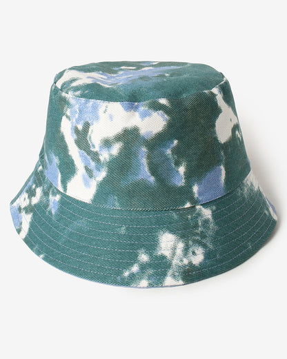 Blue Tie-Dye Bucket Hat