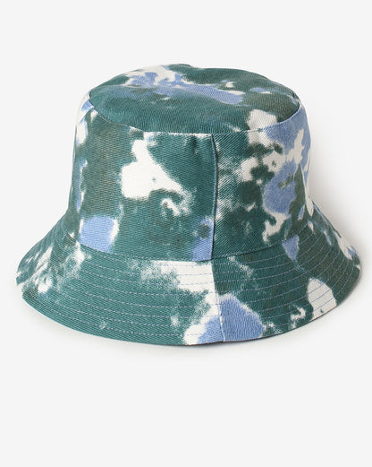 Blue Tie-Dye Bucket Hat