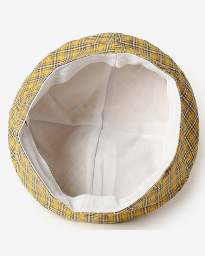 WOMEN CLASSIC CHECKED HAT