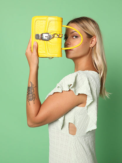 Radiant Reverie Yellow Mini Bag