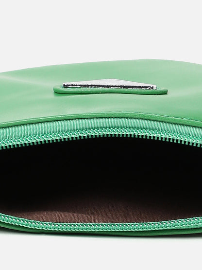 SOLID GREEN WAIST POUCH
