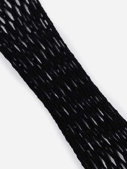 WOMEN BLACK FISHNET ANKLE LENGTH SOCKS