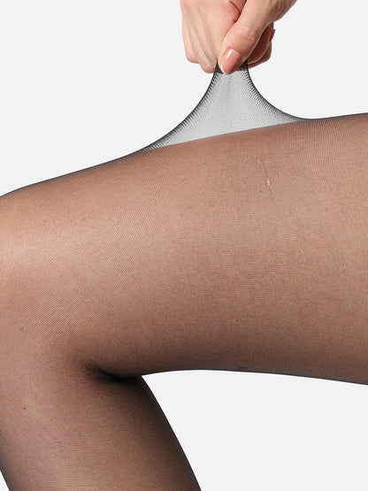 Black Solid Sheer Stockings