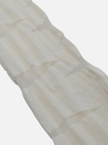 White Striped Sheer Stockings
