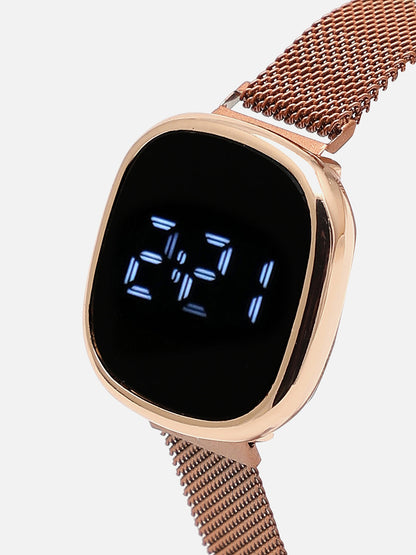 Gold Digital Watch