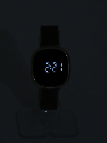 Women Gold Digital Watch