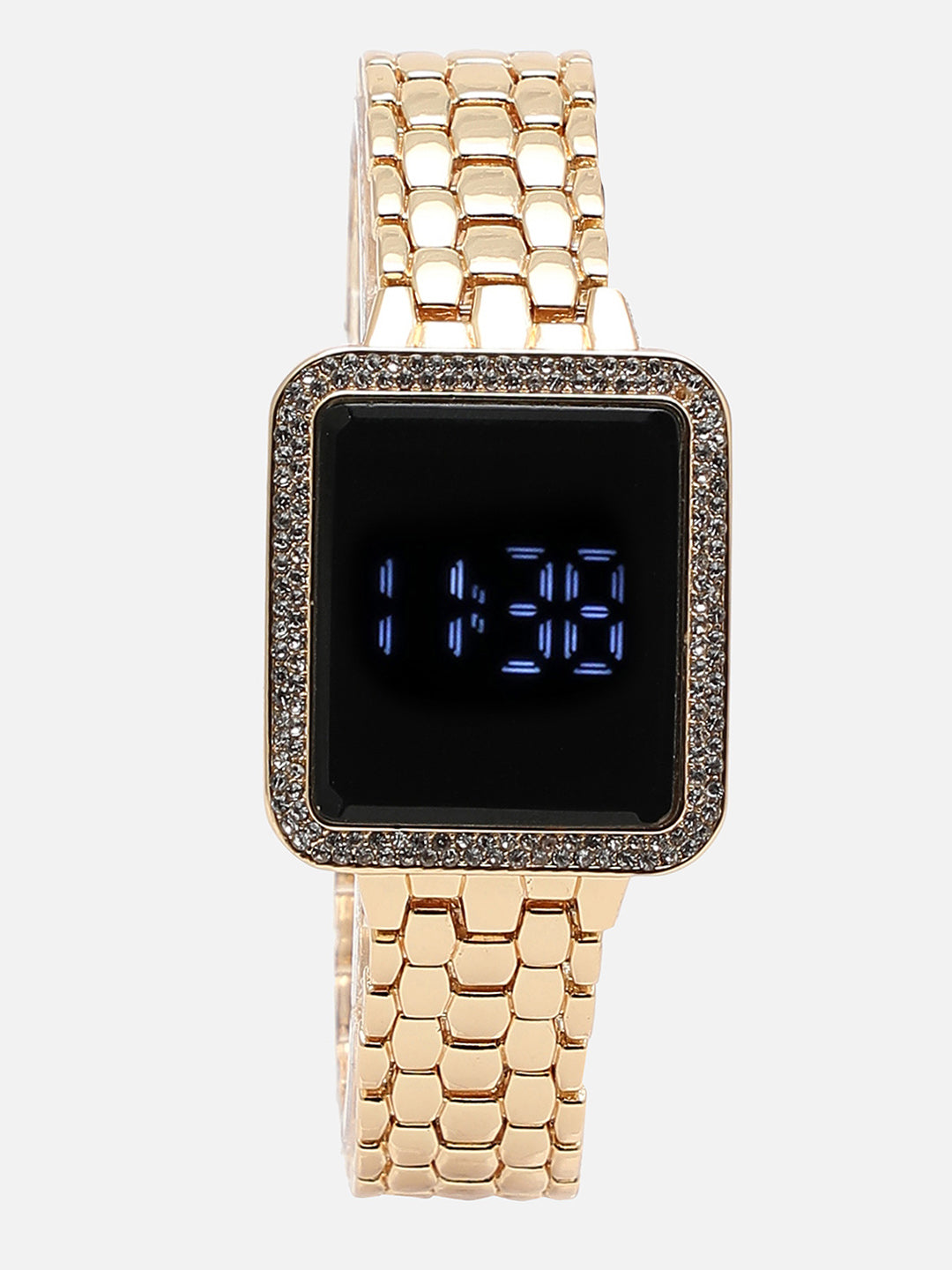 Gold Digital Watch