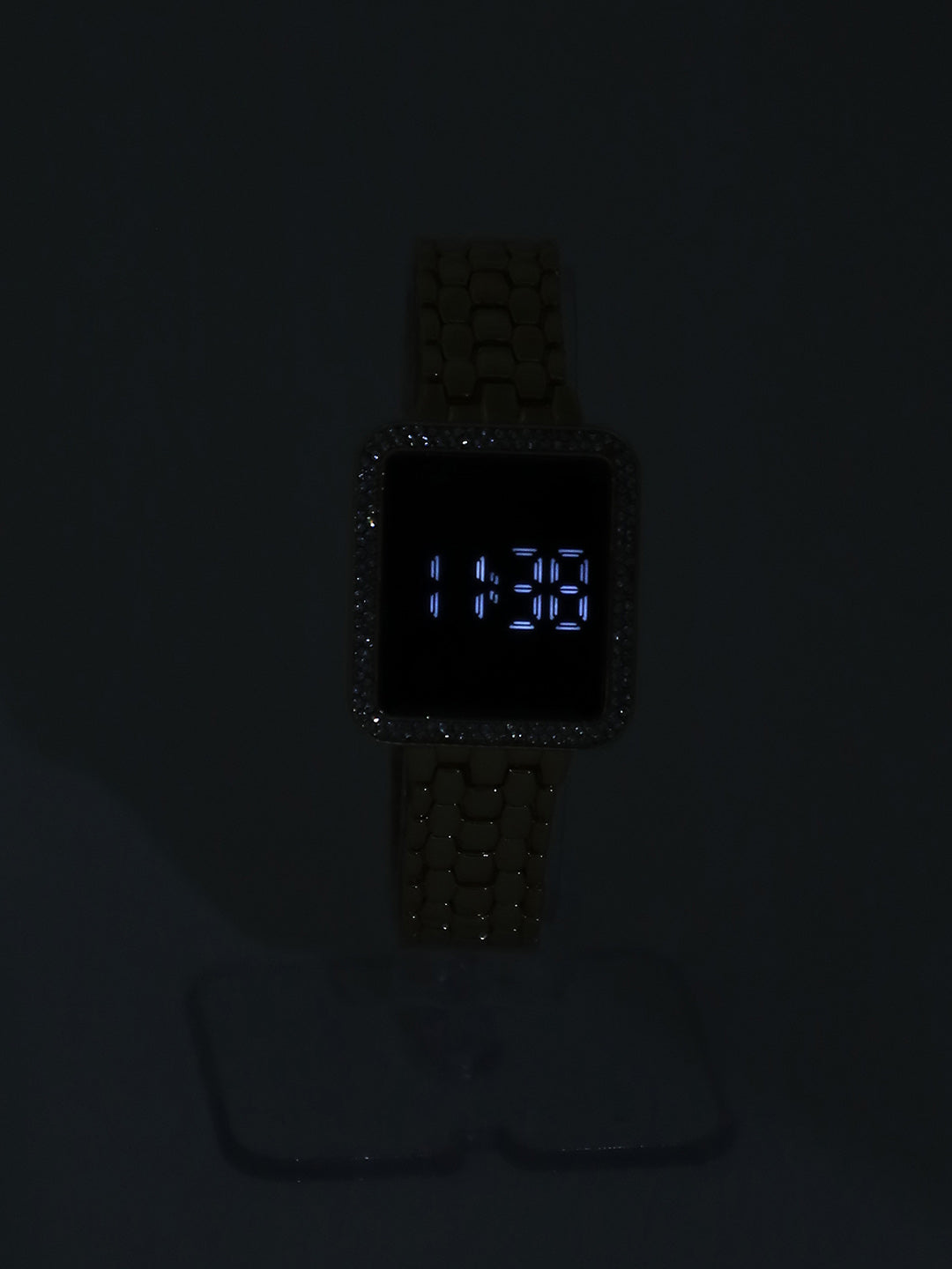 Gold Digital Watch
