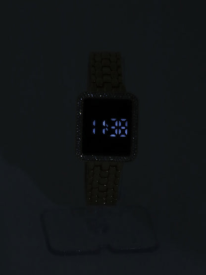 Gold Digital Watch