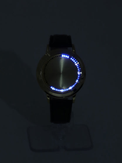 Round Black Analog Dial With