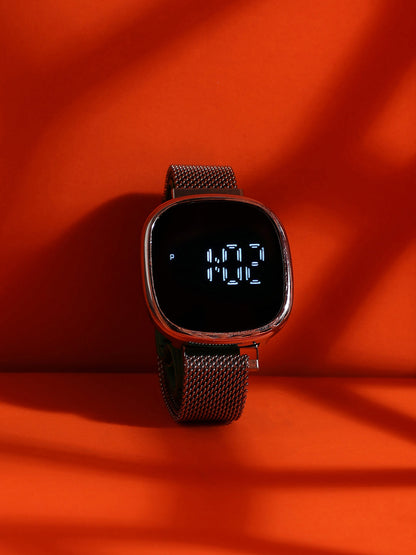 Silver Digital Watch