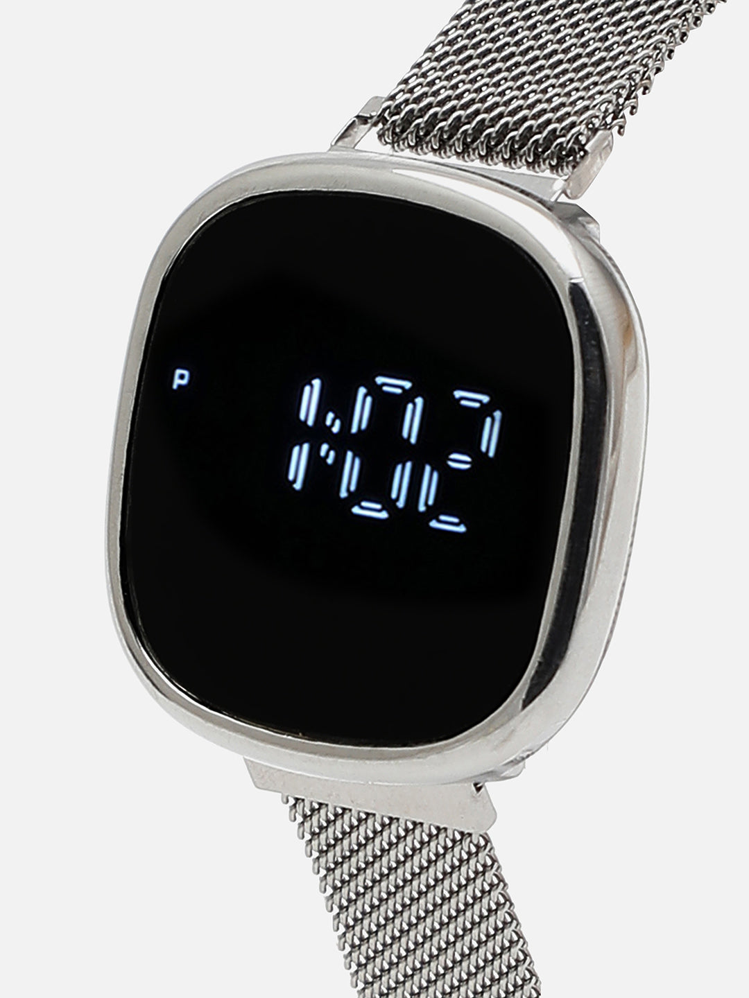 Silver Digital Watch