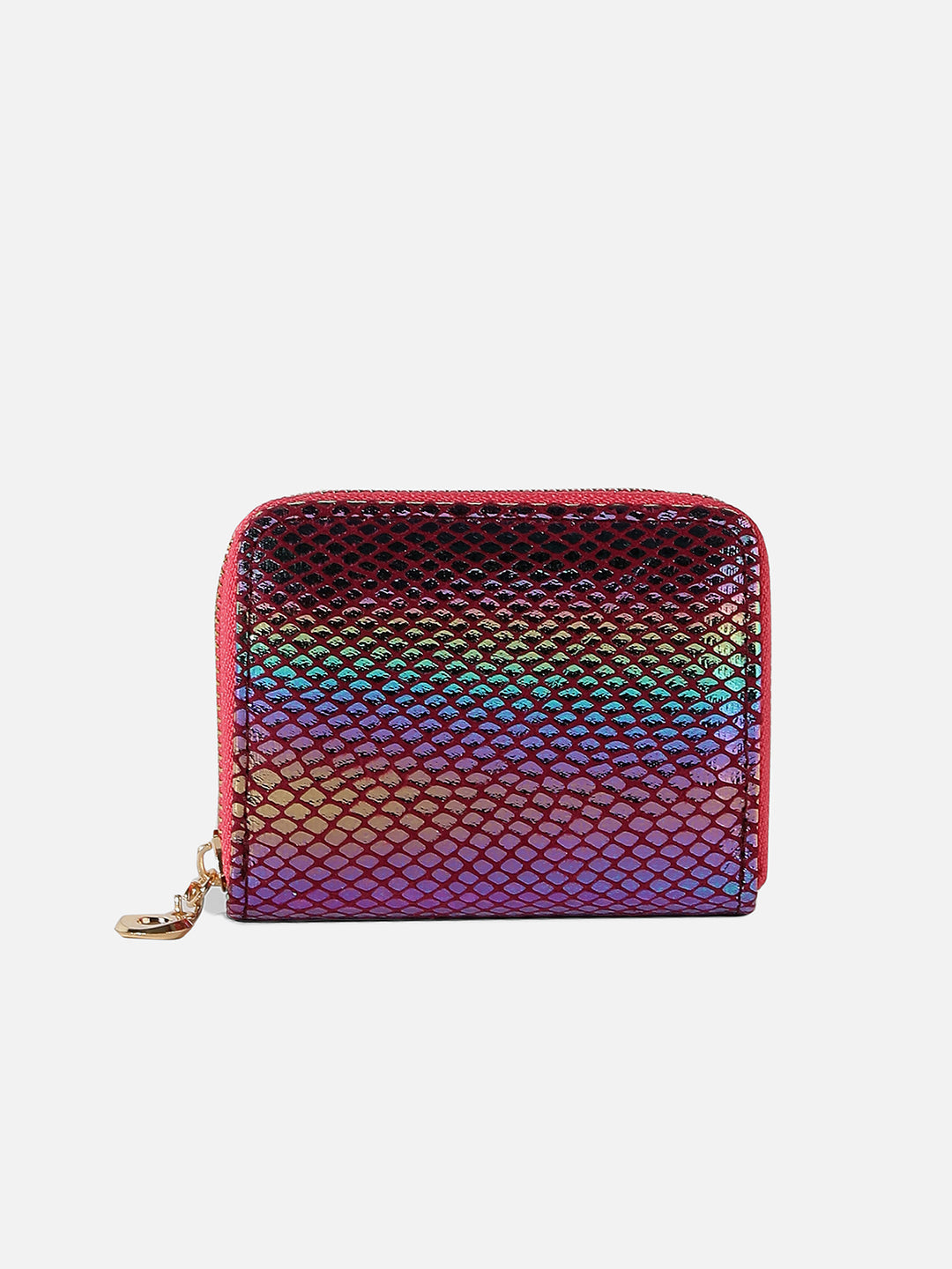 Multicolour Textured Vegan Leather Wallet