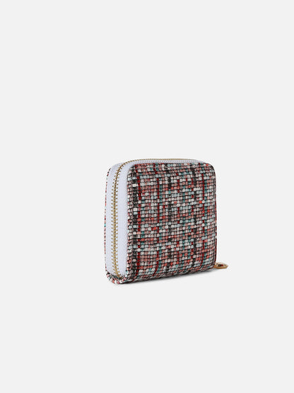 Multicolour Textured Vegan Leather Wallet
