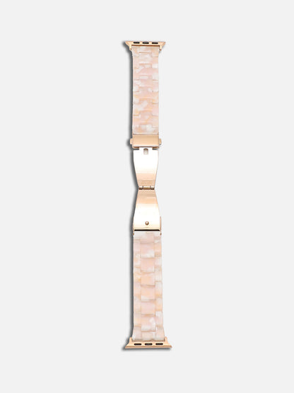 Women Peach Textured Apple Watch Straps