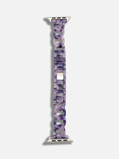 Women Purple Textured Apple Watch Straps