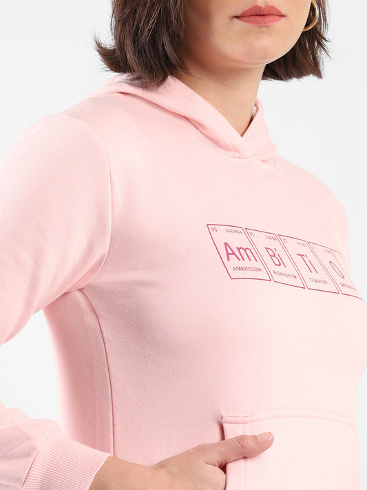 Printed Stylish Casual Hooded Sweatshirt