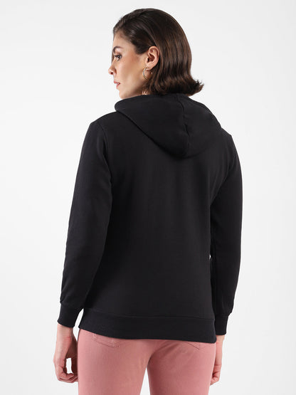 Printed Stylish Casual Hooded Sweatshirt